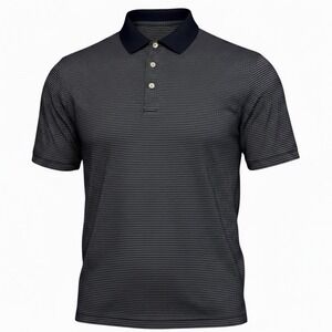 Peter Millar Cotton Knit Polo Shirt Navy‎ Blue Men's Size XL